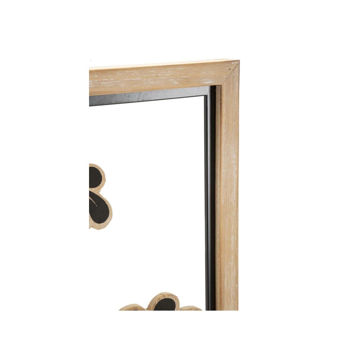 Pannello in ferro e legno girish -b- cm 30x2,5x60