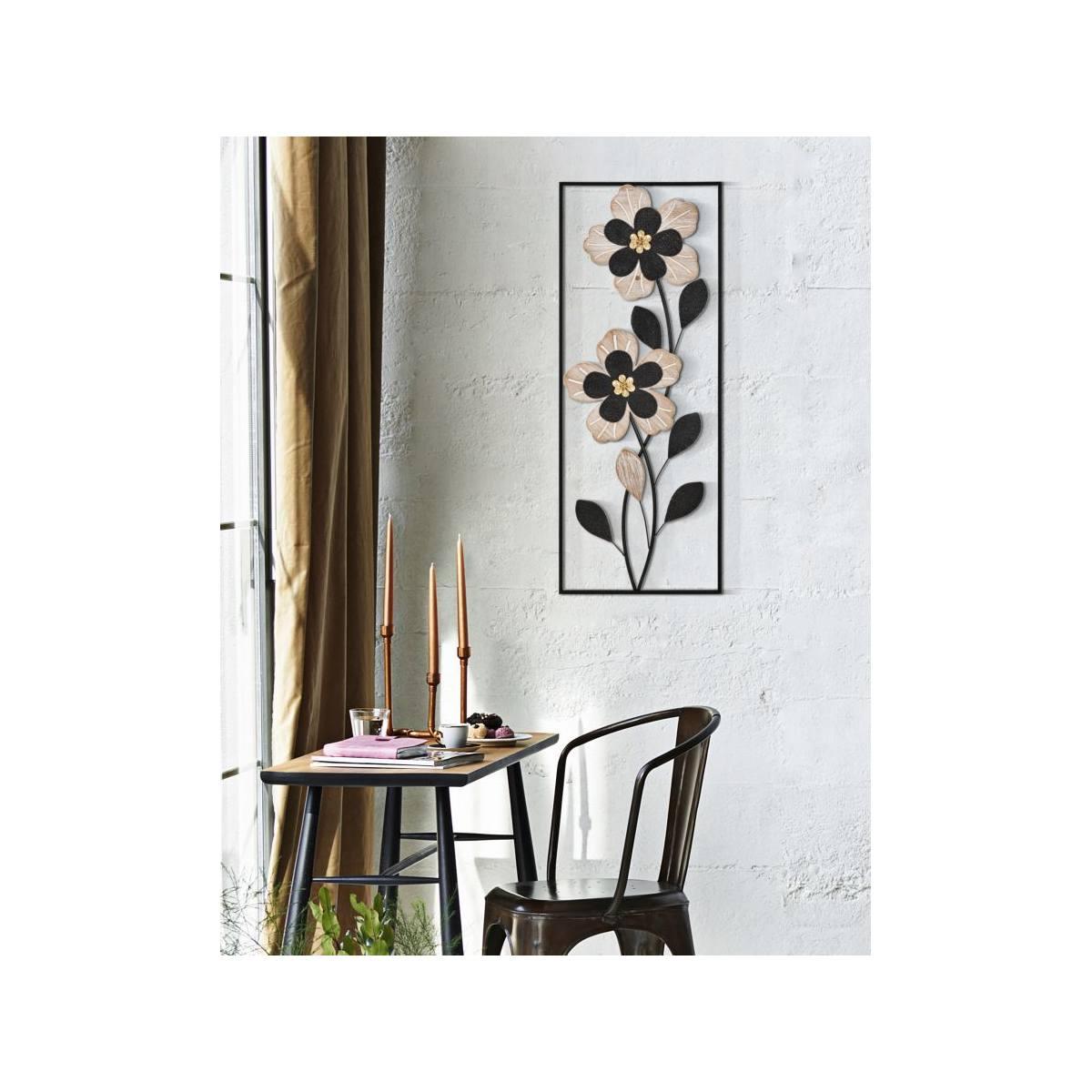 Pannello in ferro e legno divaker -b-cm 27x2,5x70