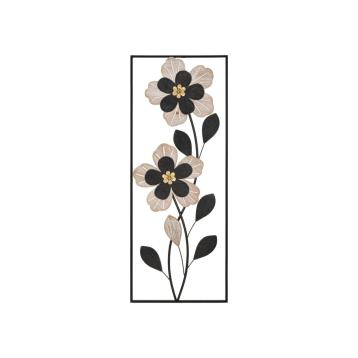 Pannello in ferro e legno divaker -b-cm 27x2,5x70
