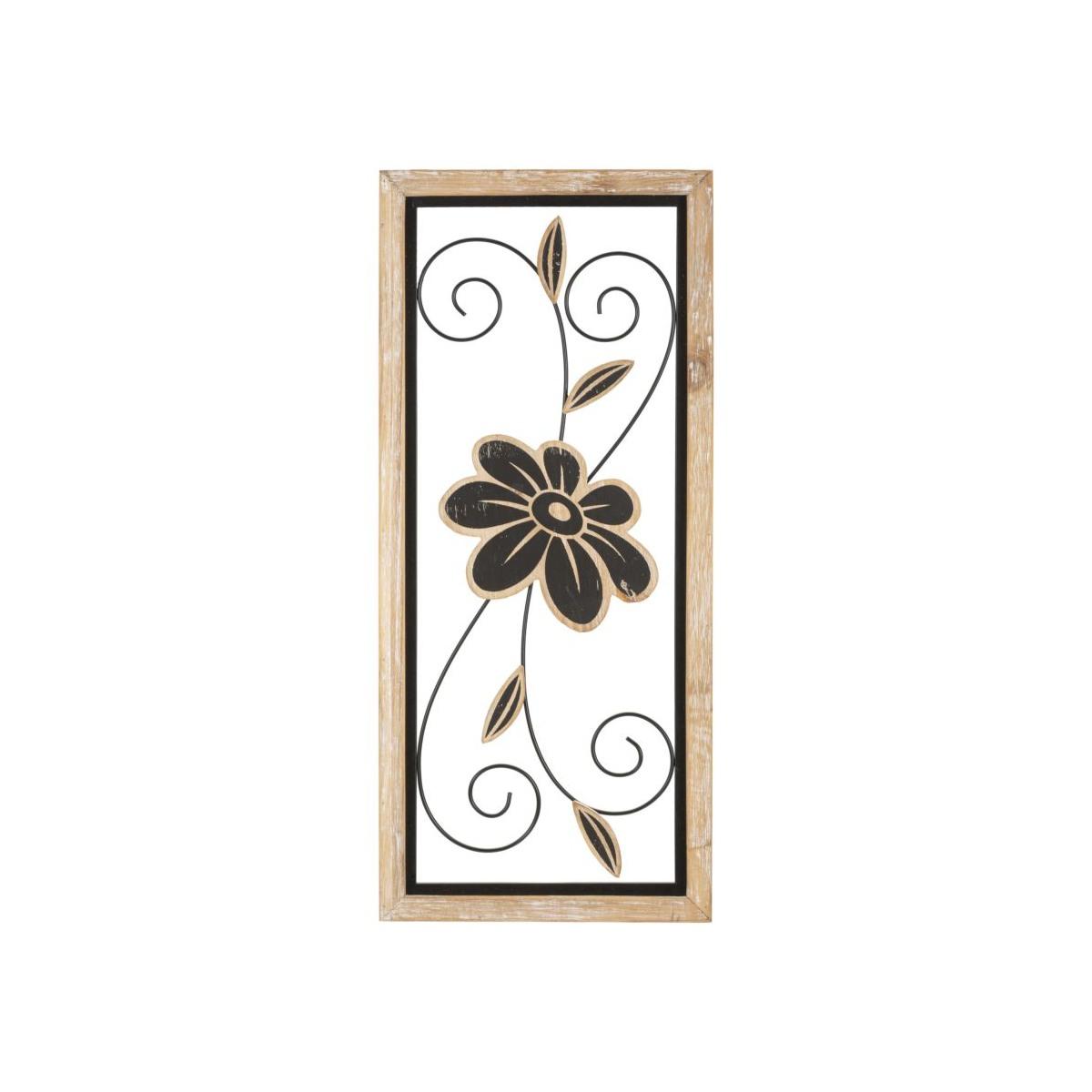 Pannello in ferro e legno koman -a- cm 26x2,5x60<br>