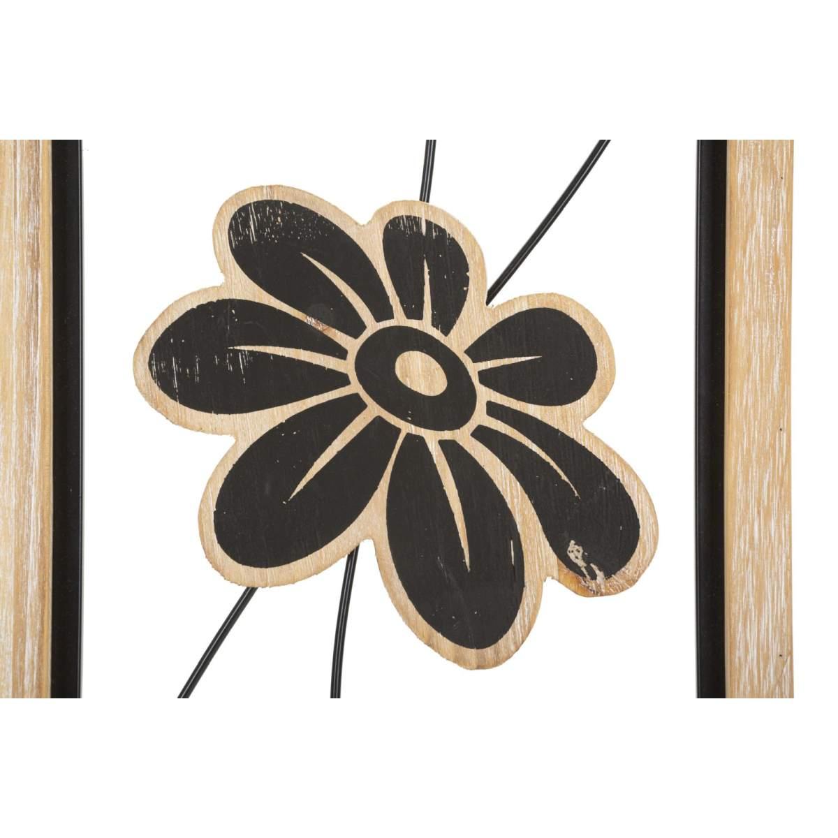 Pannello in ferro e legno koman -a- cm 26x2,5x60<br>