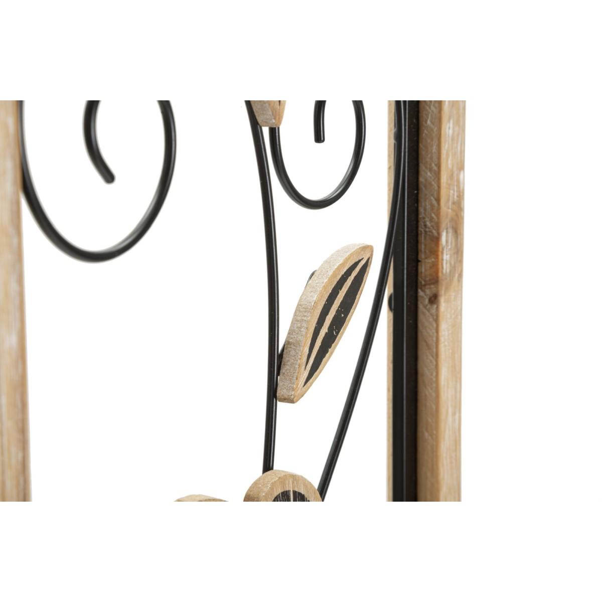 Pannello in ferro e legno koman -a- cm 26x2,5x60<br>
