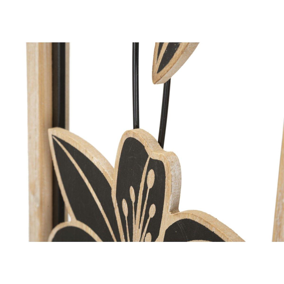 Pannello in ferro e legno koman -b- cm 26x2,5x60<br>