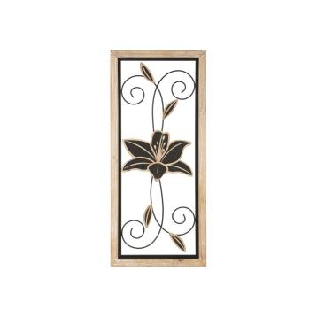 Pannello in ferro e legno koman -b- cm 26x2,5x60<br>