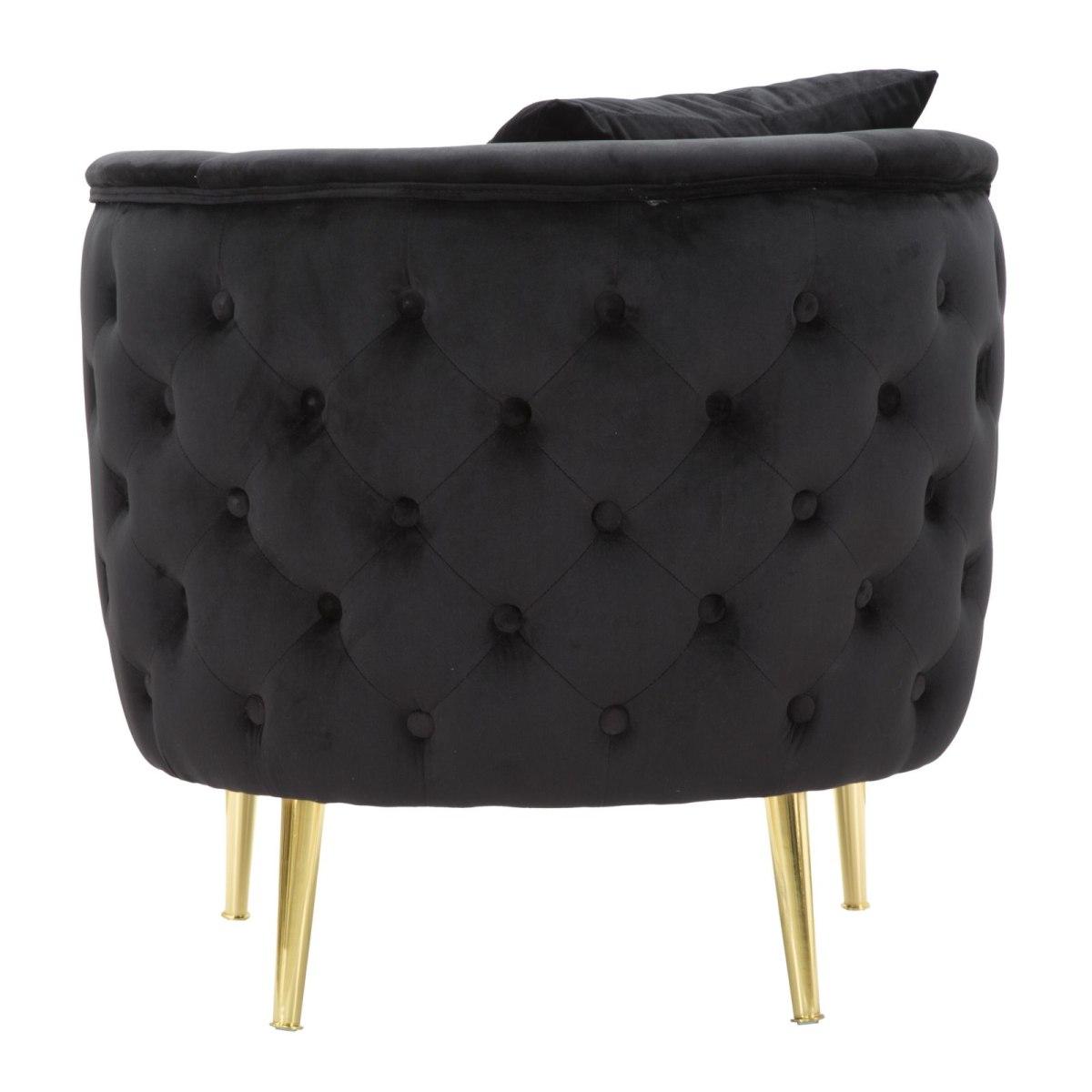 Poltrona bucarest nero cm 76x74x71