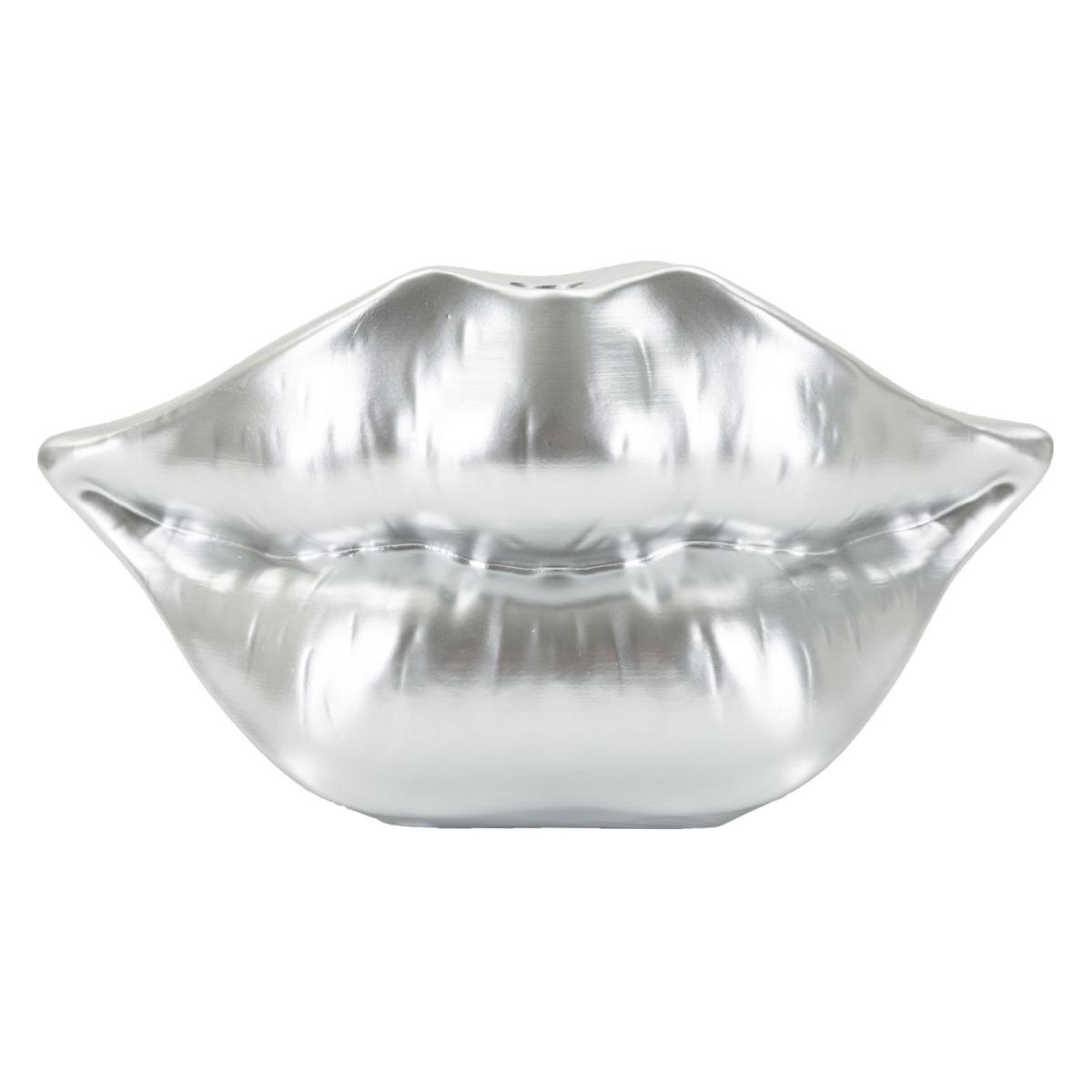 Vaso mouth lip silver cm 23x8x12 min 2