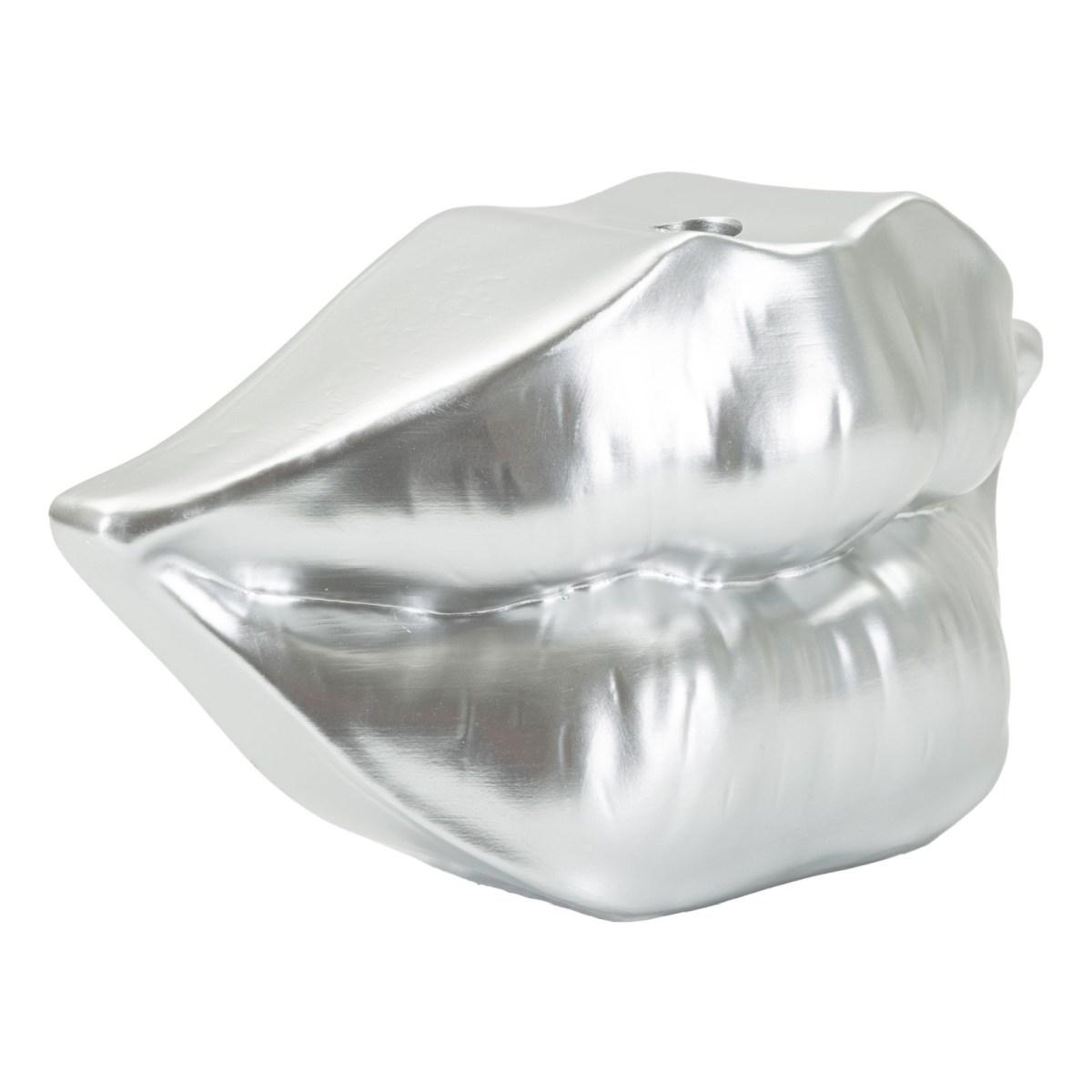 Vaso mouth lip silver cm 23x8x12 min 2