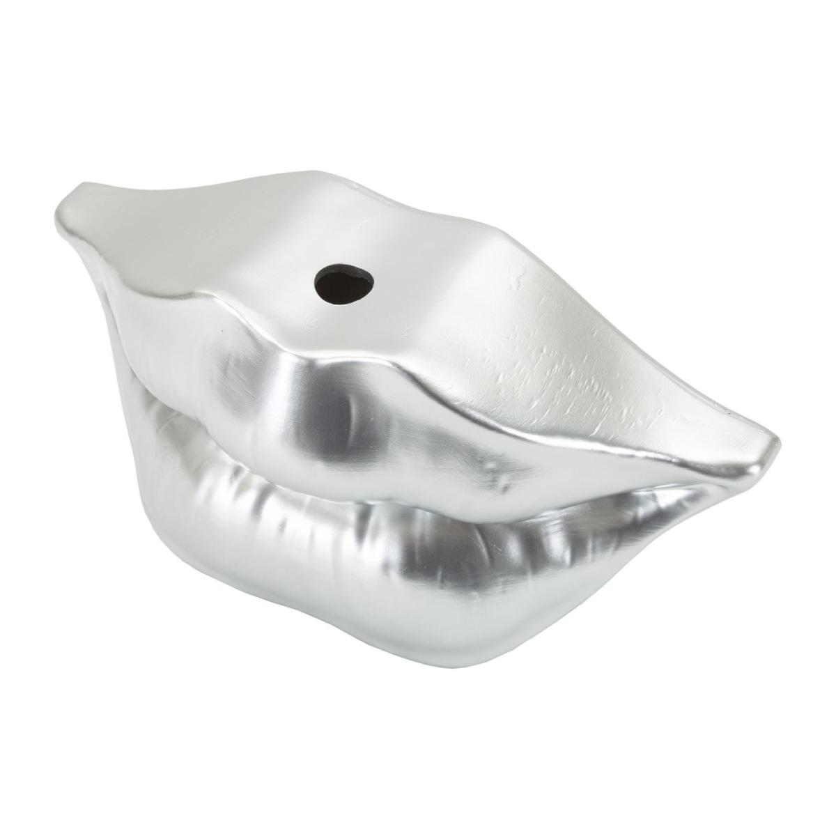 Vaso mouth lip silver cm 23x8x12 min 2