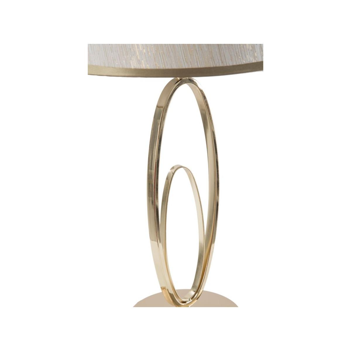 Lampada da tavolo glam flush cm Ø 24x47