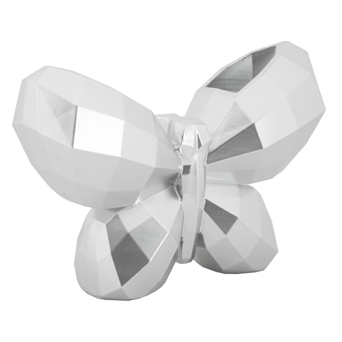Vaso butterfly silver cm 22,5x8x15 min 2