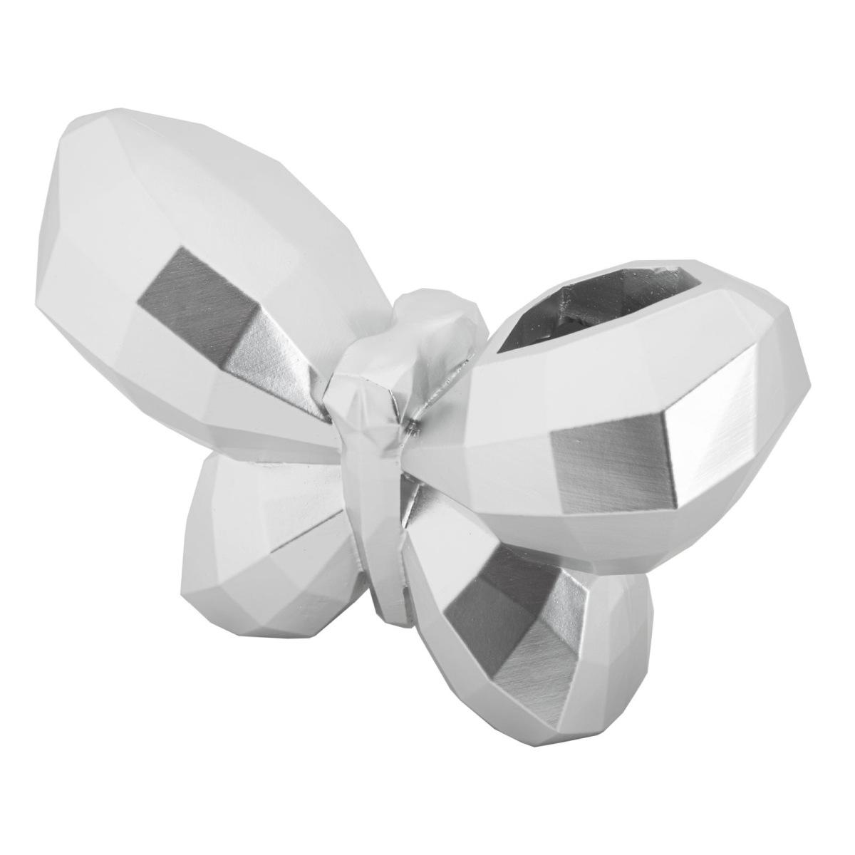 Vaso butterfly silver cm 22,5x8x15 min 2