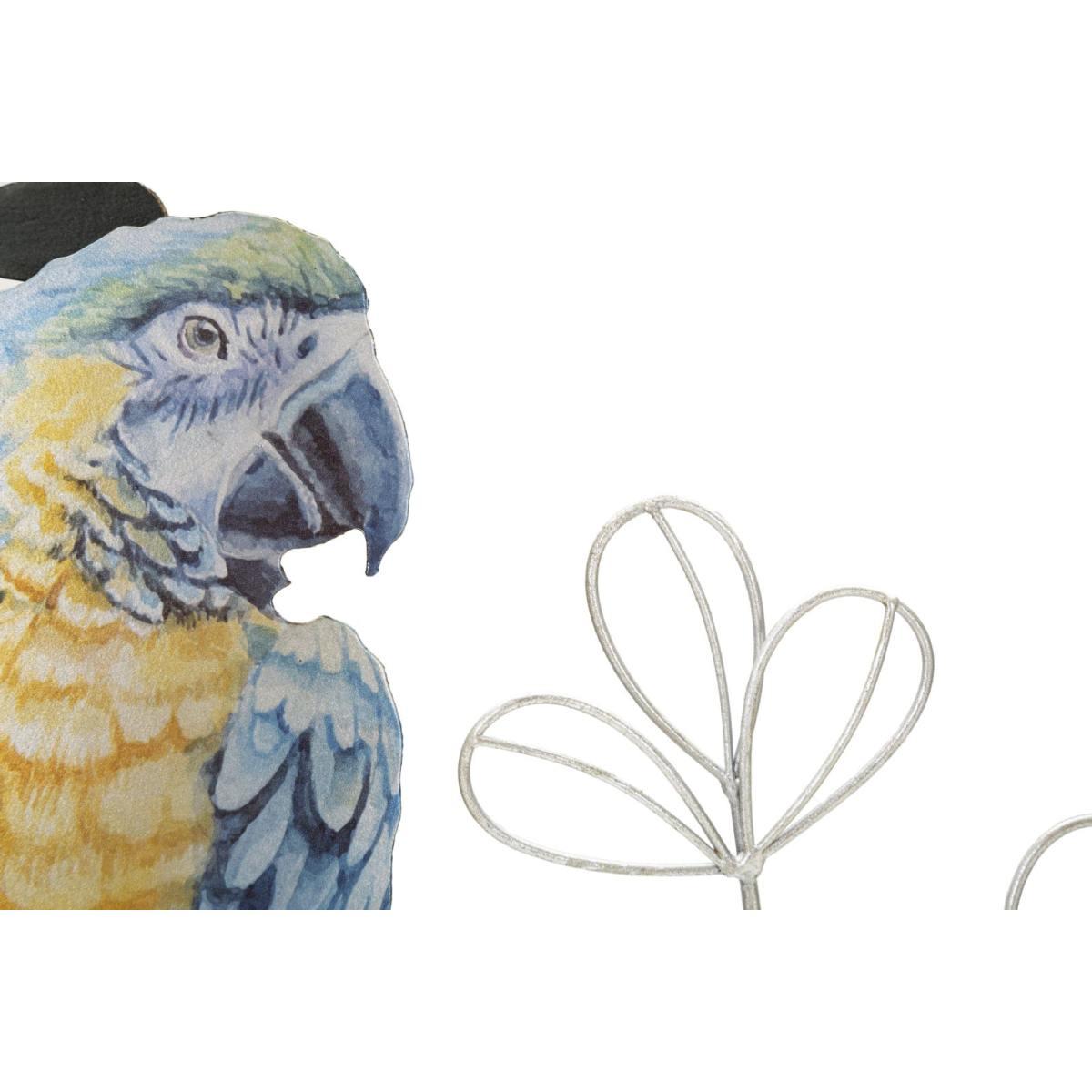 Pannello in ferro parrot cm 28,6x2,5x74,3