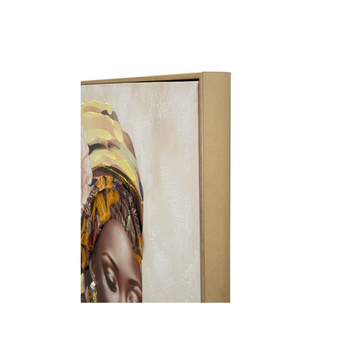 Dipinto su tela c/cornice ayda -a- cm 72x4,5x102