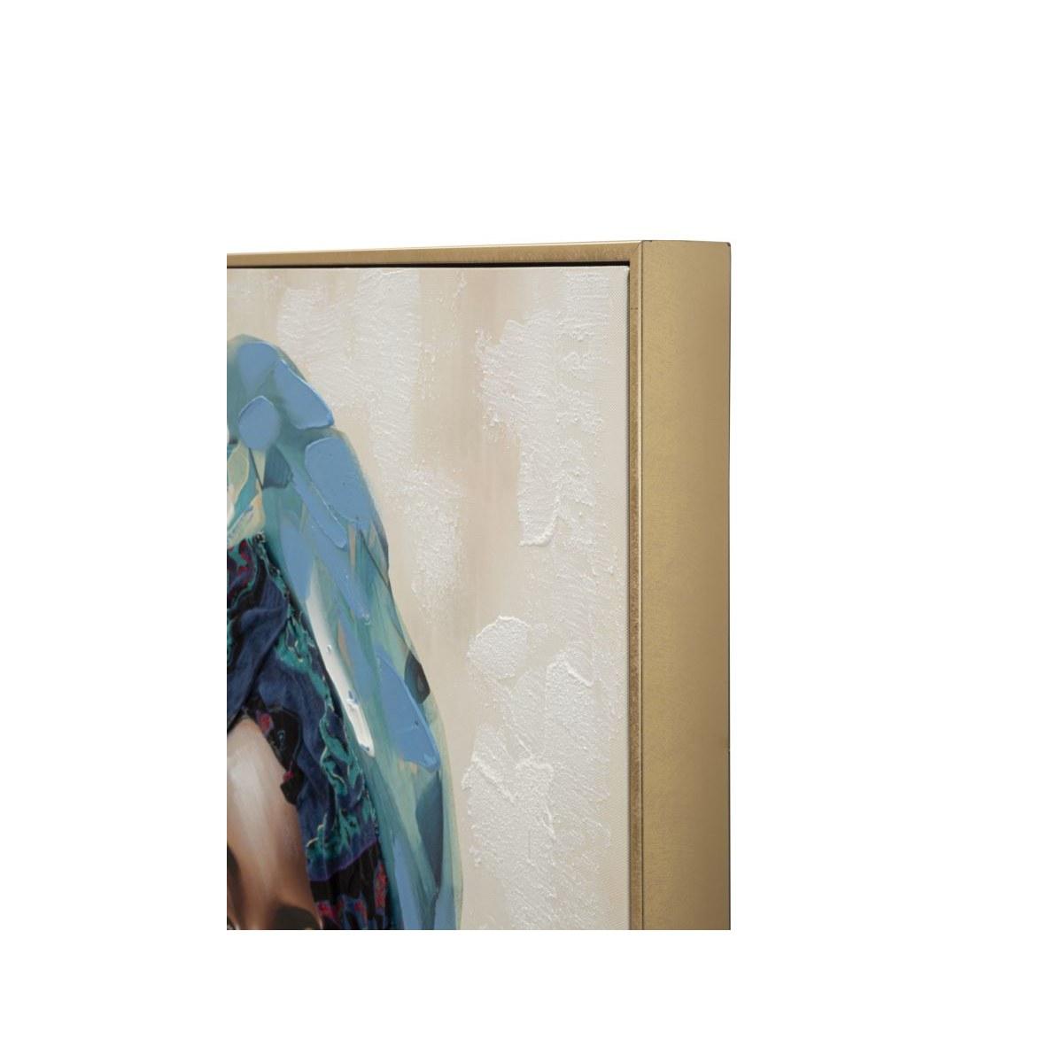 Dipinto su tela c/cornice ayda -b- cm 72x4,5x102