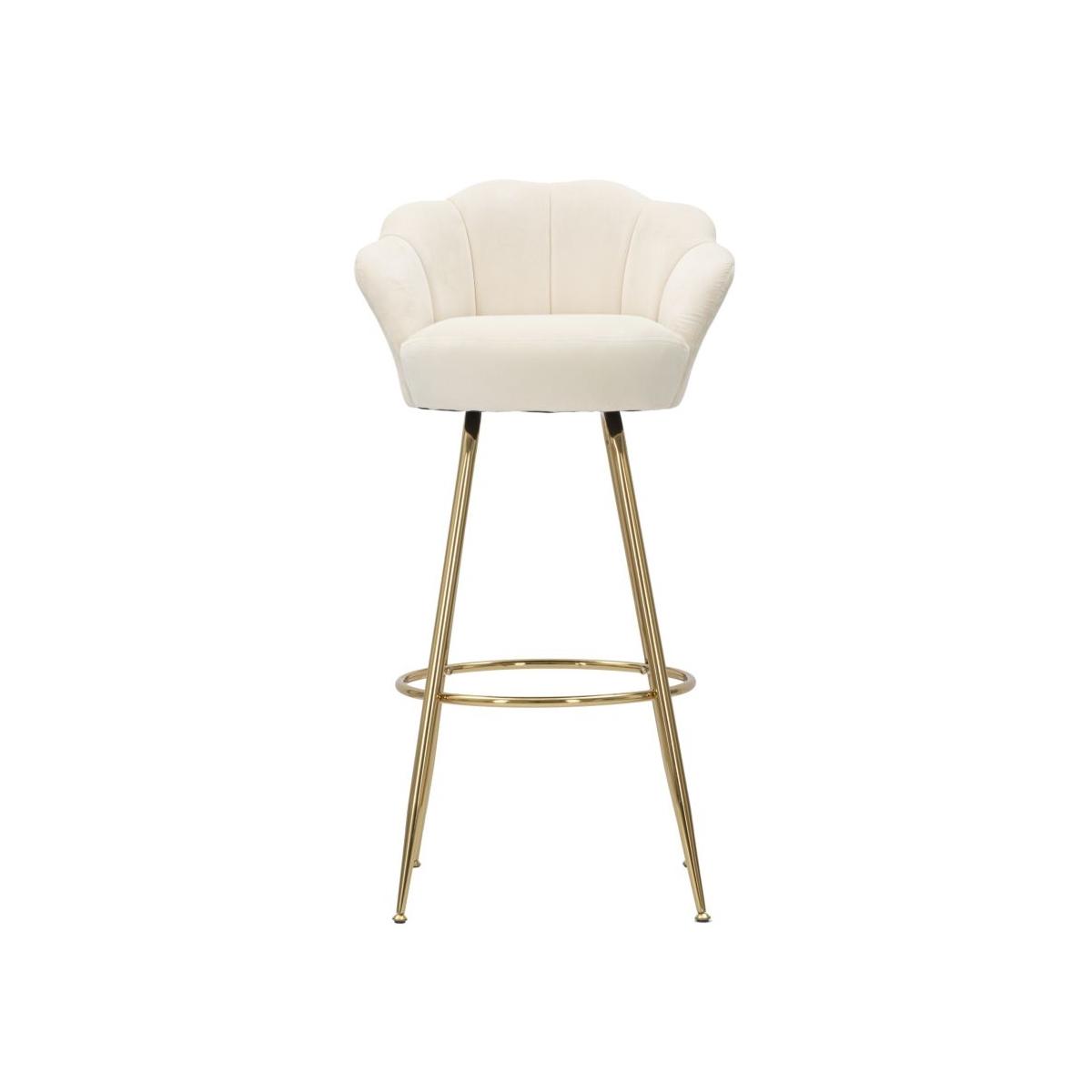 Sgabello bar vienna crema cm 55x53x110 (altezza seduta 88 cm)