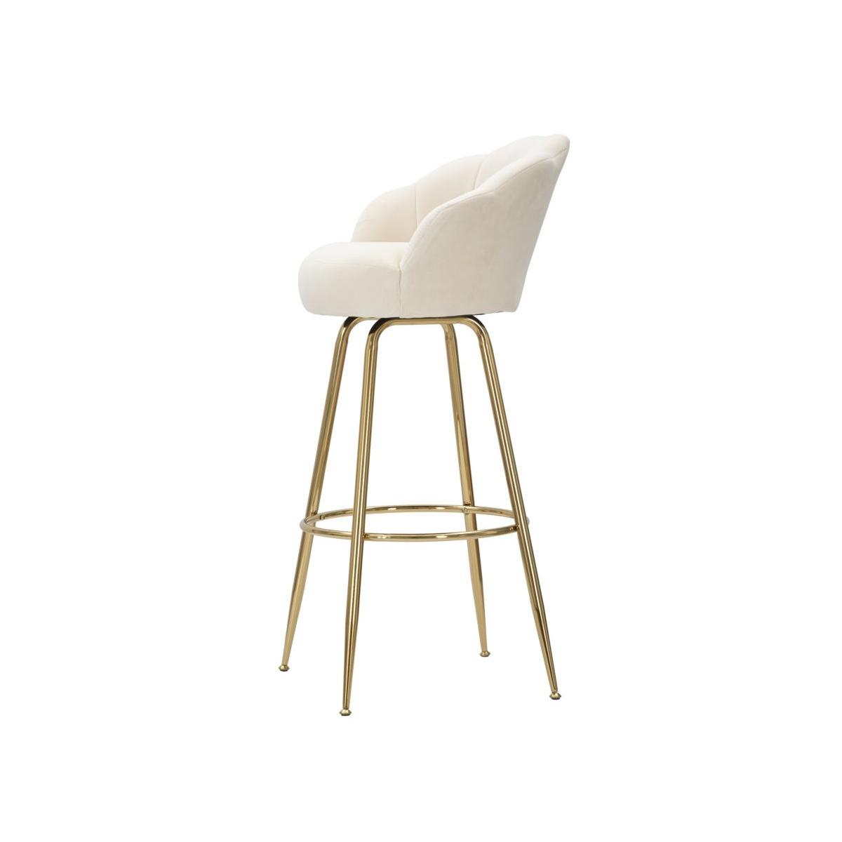 Sgabello bar vienna crema cm 55x53x110 (altezza seduta 88 cm)