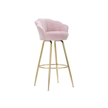 Sgabello bar vienna rosa cm 55x53x110 (altezza seduta 88 cm)