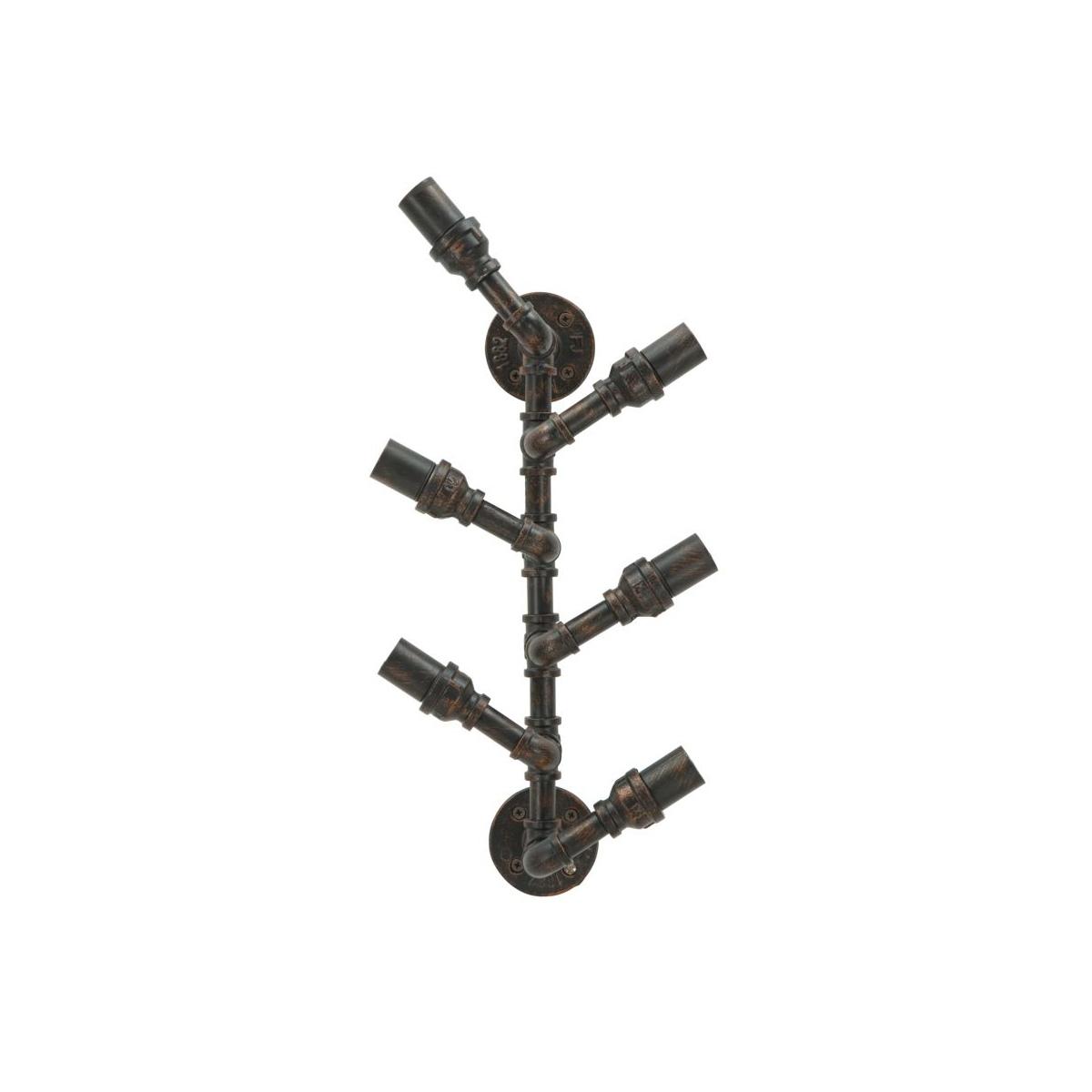 P/bottiglie da muro manhattan 6 posti cm 27x15x60