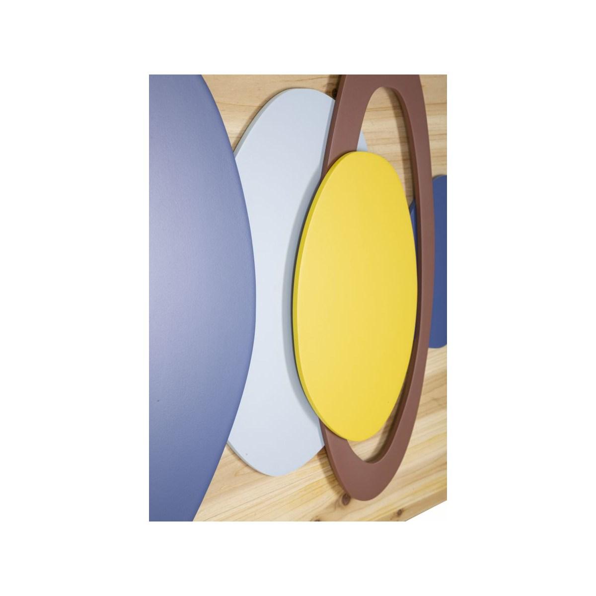 Pannello da muro wood color cm 80x2,5x50