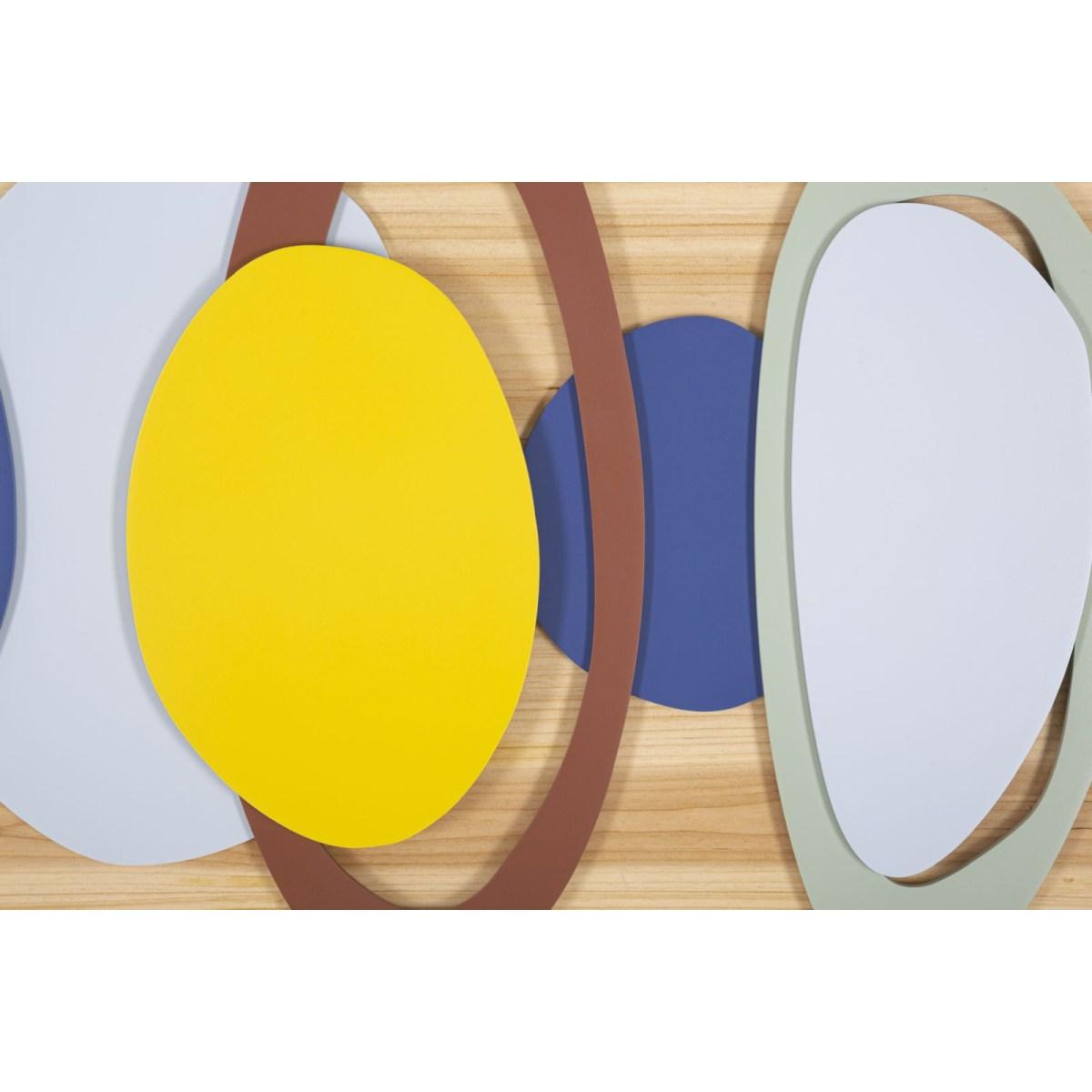 Pannello da muro wood color cm 80x2,5x50
