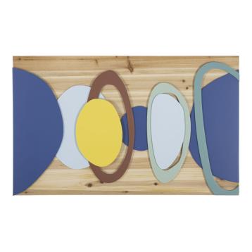 Pannello da muro wood color cm 80x2,5x50