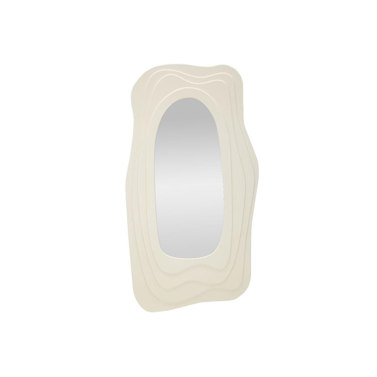 Specchio da muro dafne bianco cm 90x4x165 (misura specchio cm 46x107)