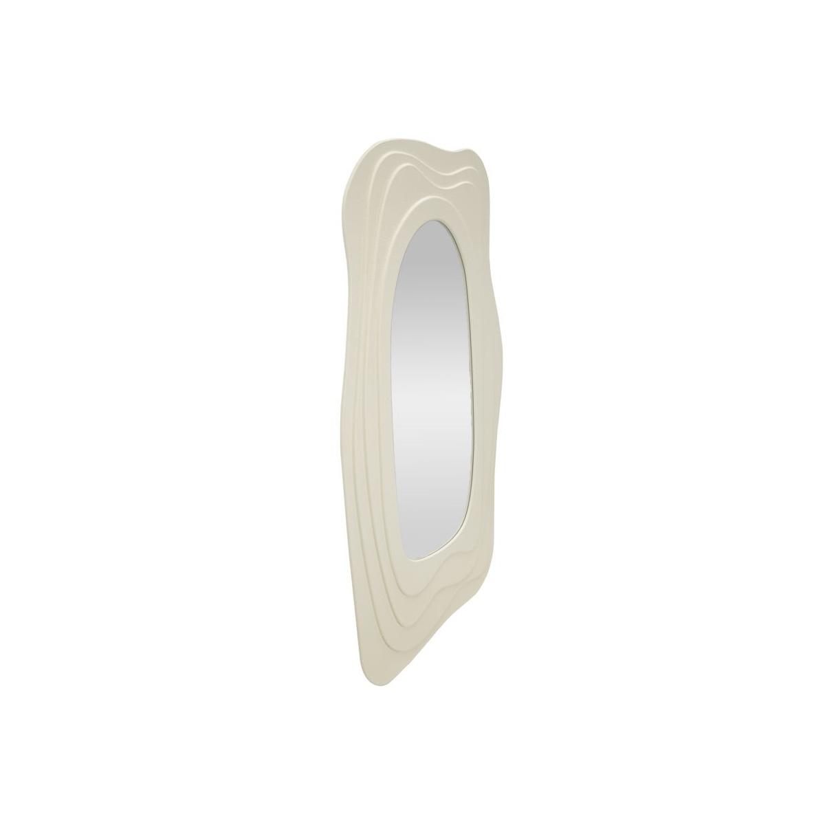 Specchio da muro dafne bianco cm 90x4x165 (misura specchio cm 46x107)