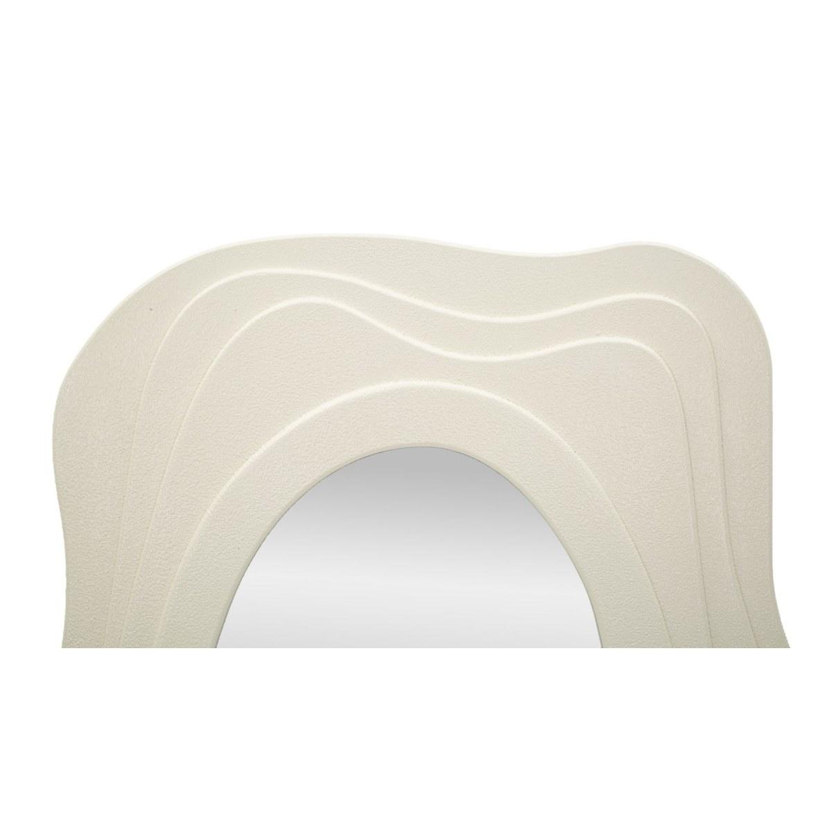 Specchio da muro dafne bianco cm 90x4x165 (misura specchio cm 46x107)
