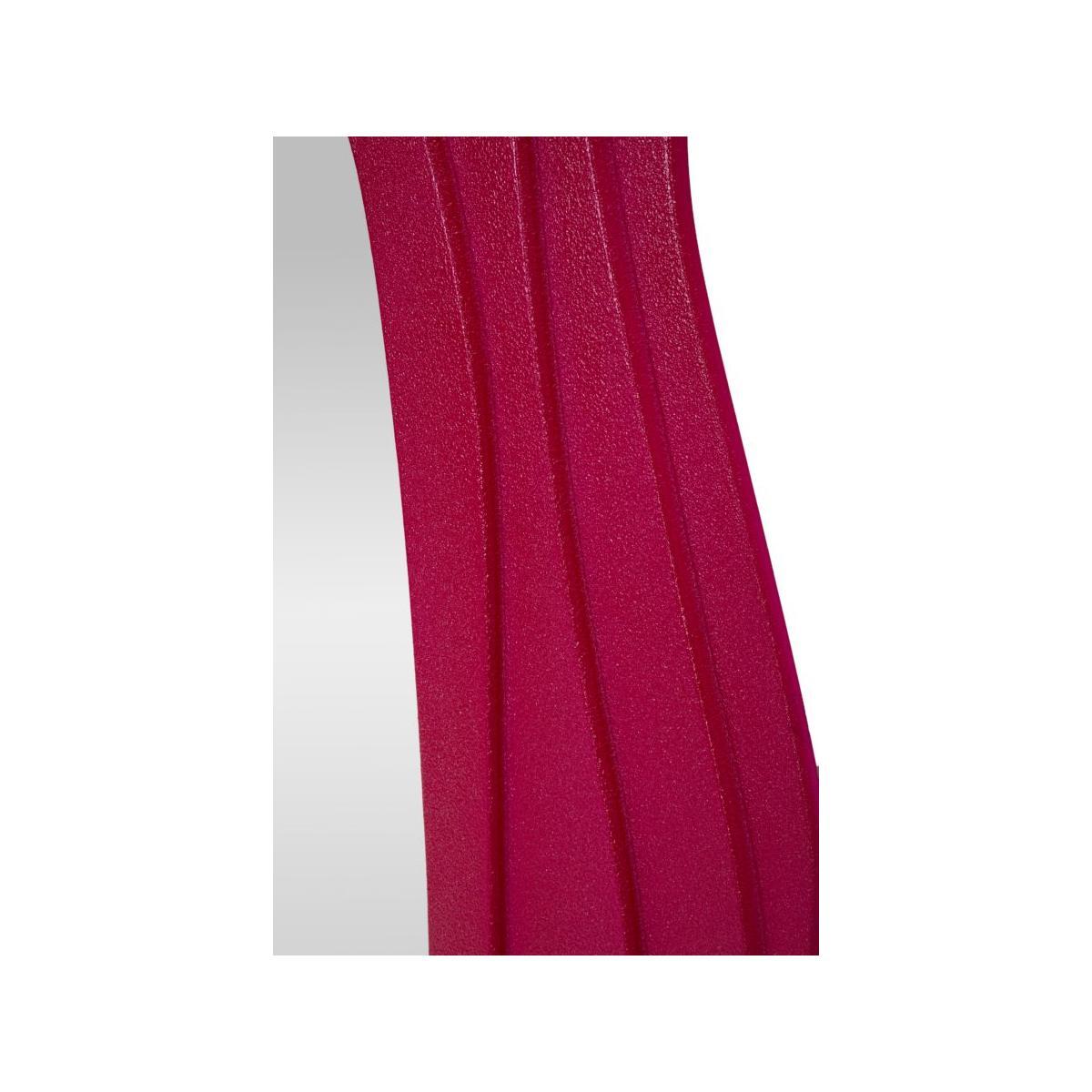 Specchio da muro dafne fuxia cm 90x4x165 (misura specchio cm 46x107)