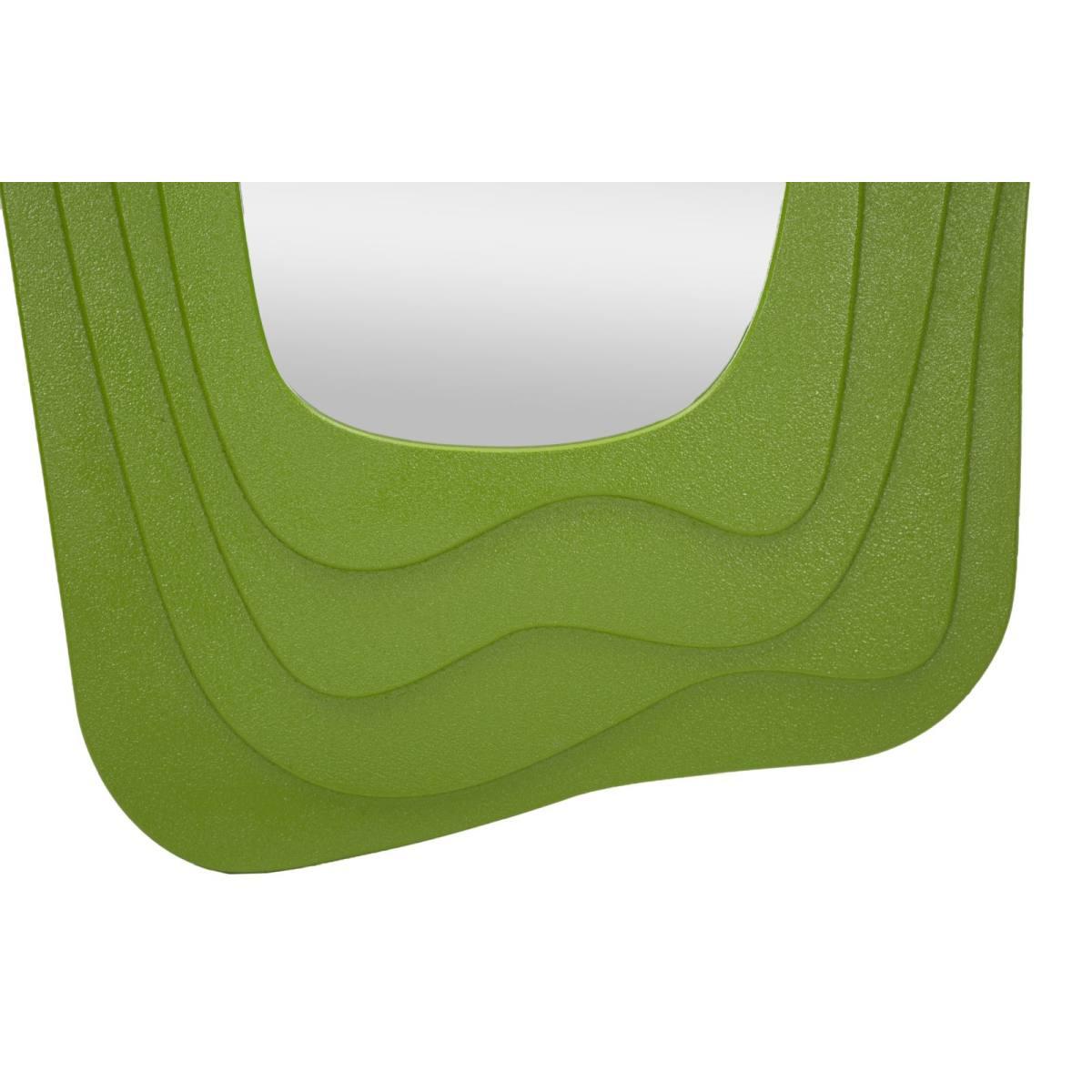 Specchio da muro dafne verde cm 90x4x165 (misura specchio cm 46x107)