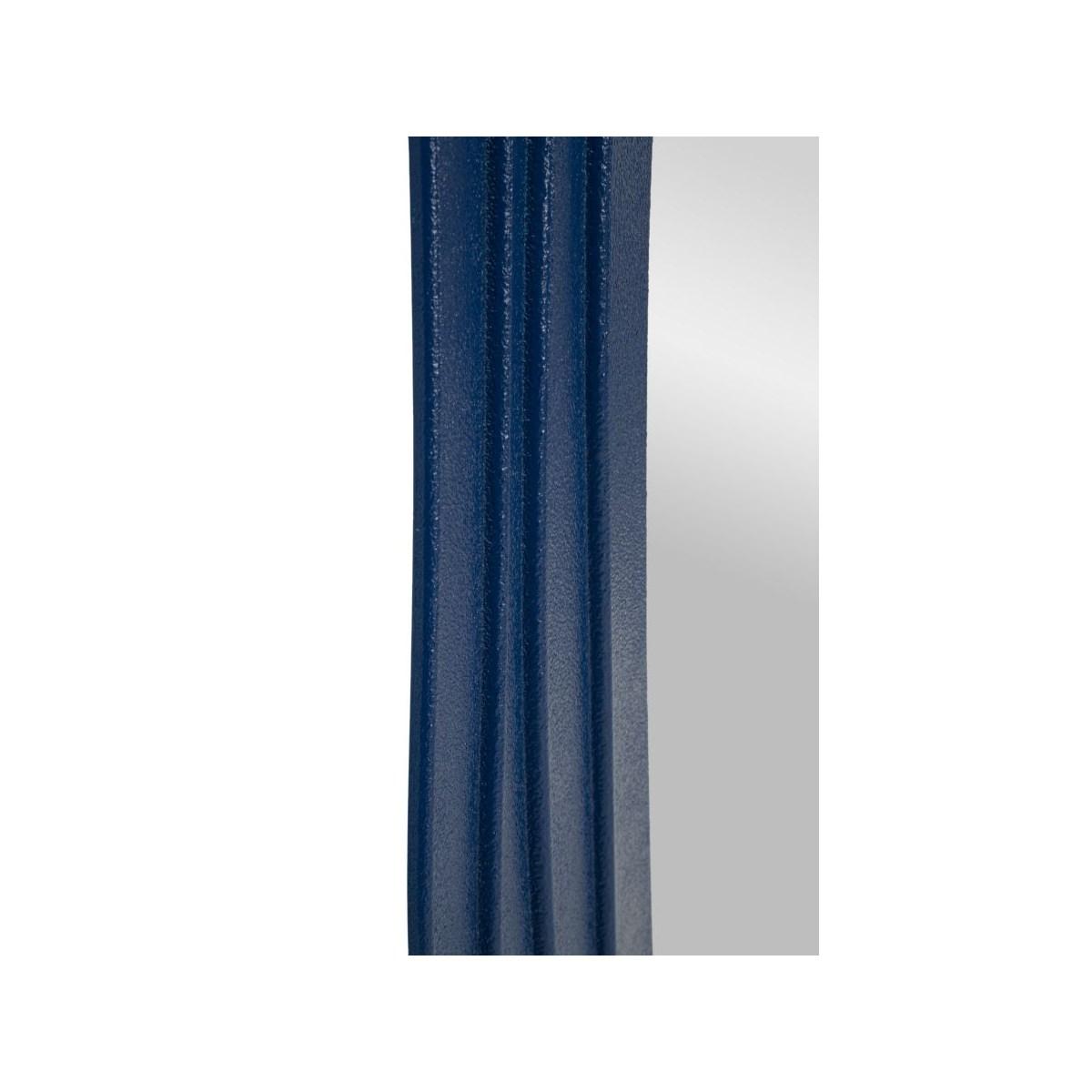 Specchio da muro dafne blu cm 90x4x165cm (misura specchio cm 46x107)