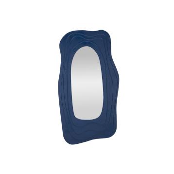 Specchio da muro dafne blu cm 90x4x165cm (misura specchio cm 46x107)
