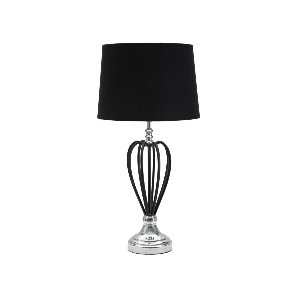 Lampada da tavolo darky silver cm Ø 28x56 min 2