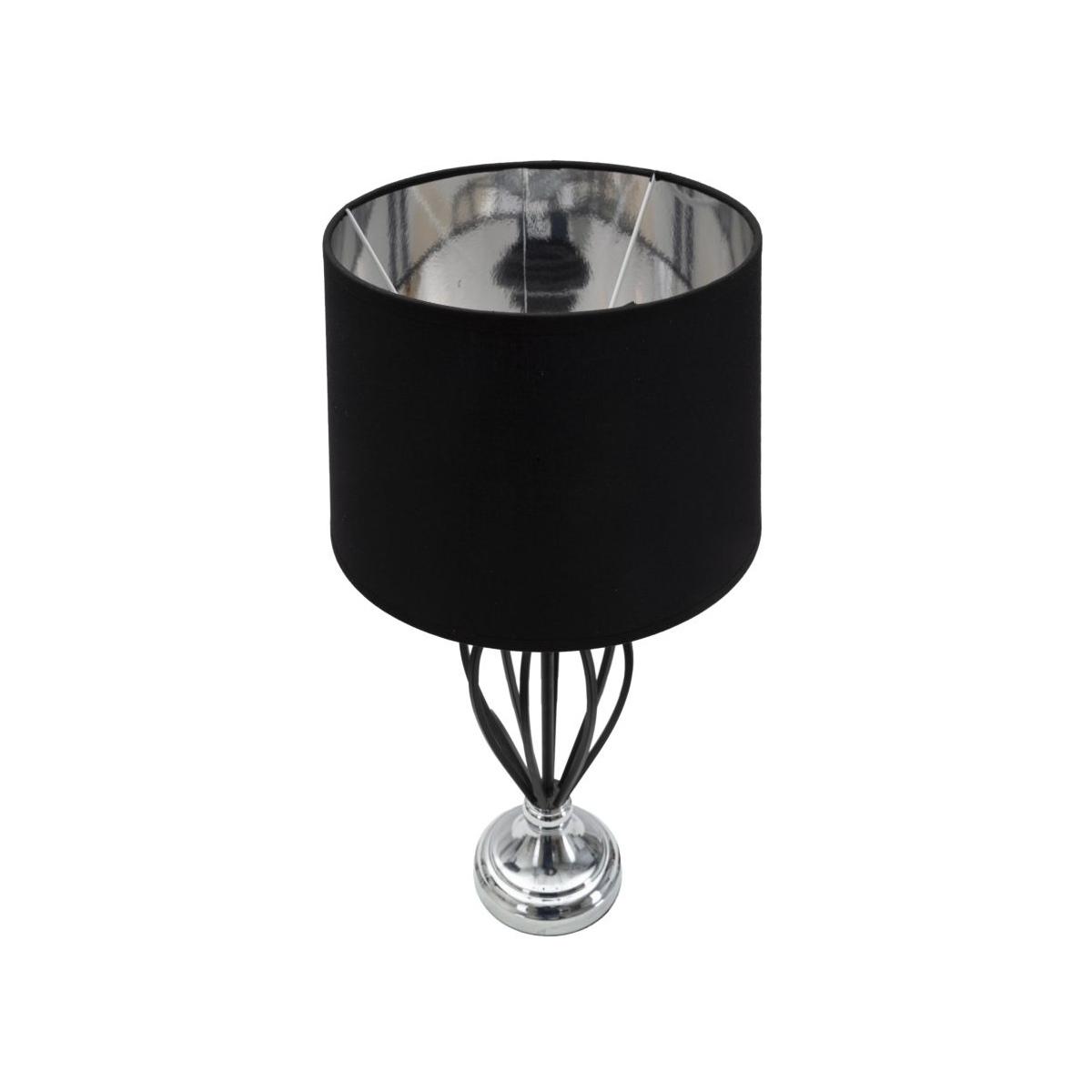 Lampada da tavolo darky silver cm Ø 28x56 min 2