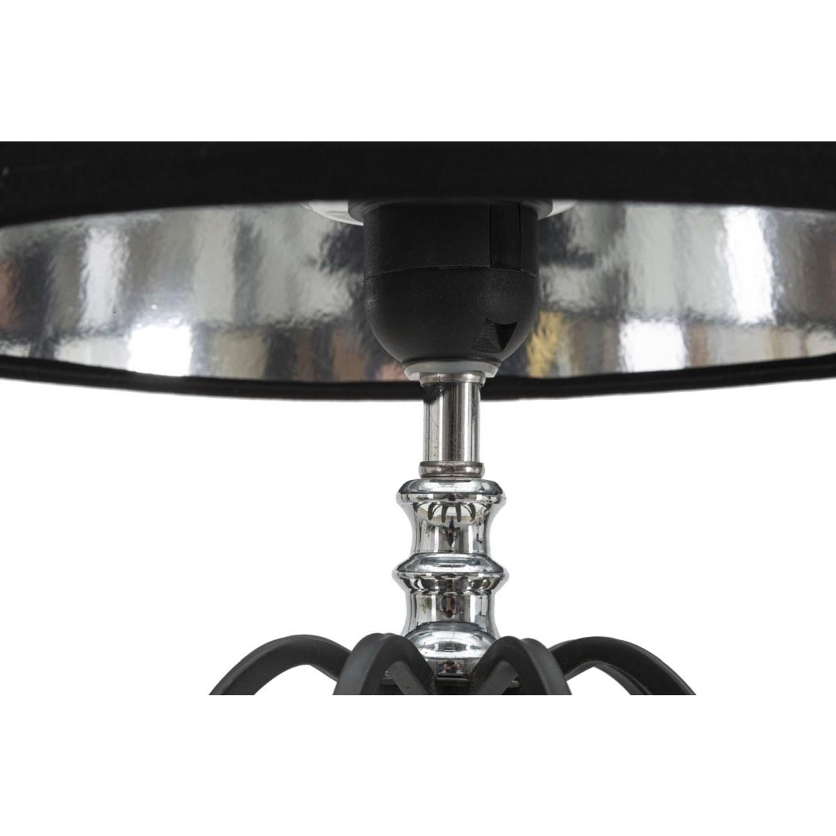 Lampada da tavolo darky silver cm Ø 28x56 min 2