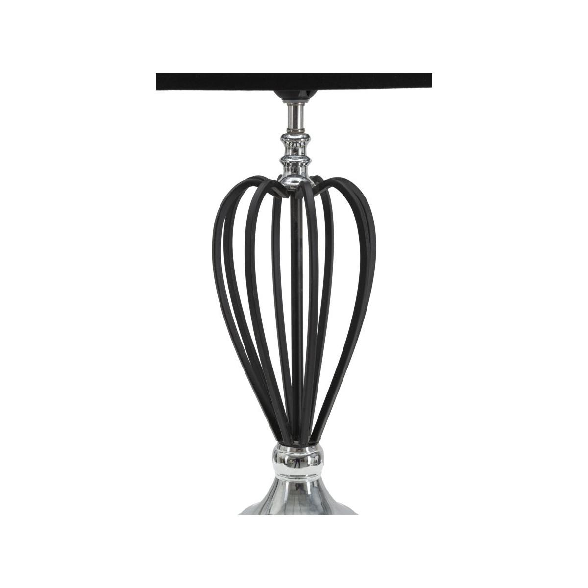 Lampada da tavolo darky silver cm Ø 28x56 min 2