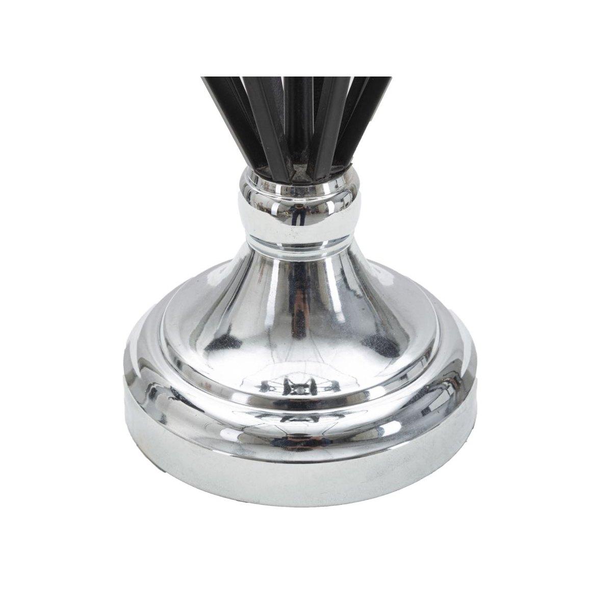Lampada da tavolo darky silver cm Ø 28x56 min 2