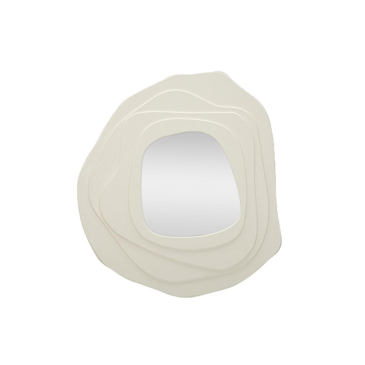 Specchio da muro dalia bianco cm 90x4x97 (misura specchio cm 43x45)