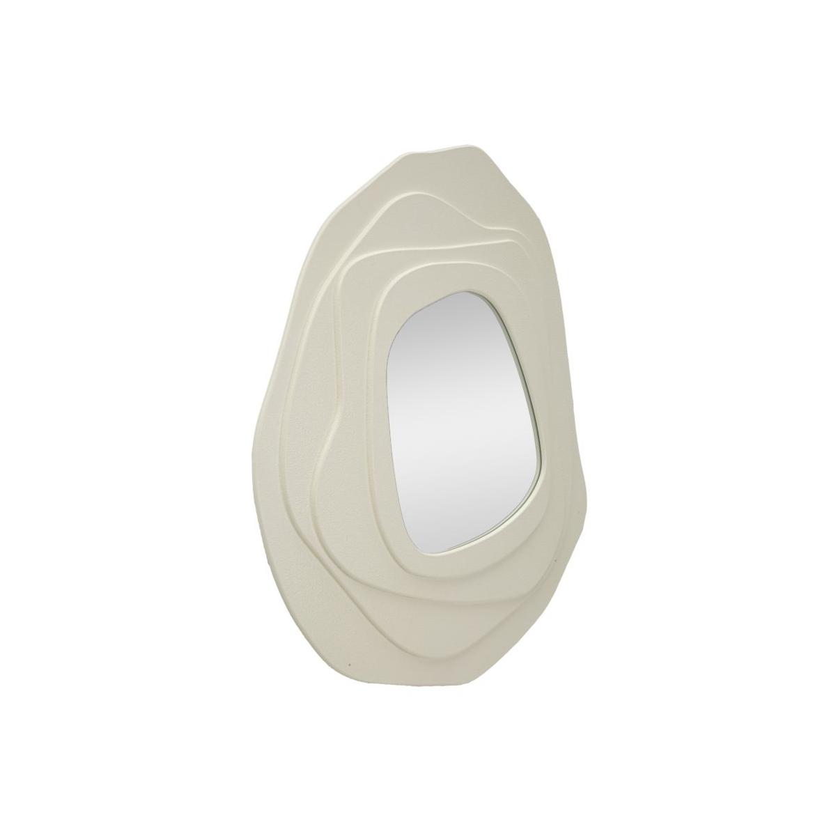 Specchio da muro dalia bianco cm 90x4x97 (misura specchio cm 43x45)