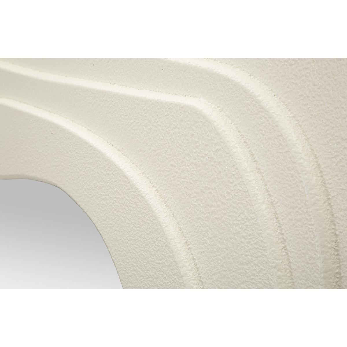 Specchio da muro dalia bianco cm 90x4x97 (misura specchio cm 43x45)