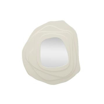Specchio da muro dalia bianco cm 90x4x97 (misura specchio cm 43x45)