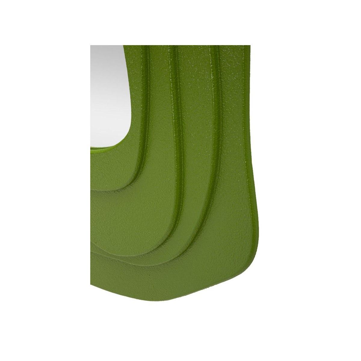 Specchio da muro dalia verde cm 90x4x97 (misura specchio cm 43x45)