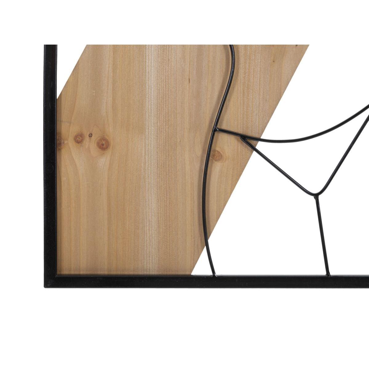 Pannello da muro strip -a- ferro e wood cm 50x2x90