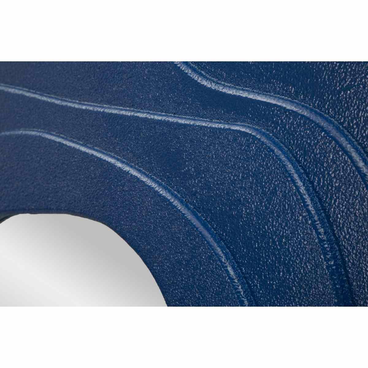 Specchio da muro dalia blu cm 90x4x97 (misura specchio cm 43x45)