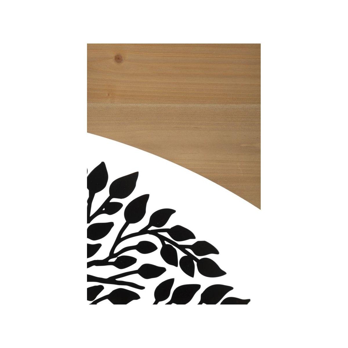 Pannello da muro arc ferro e wood set 3pz cm 105x2x70 (35x2x70)