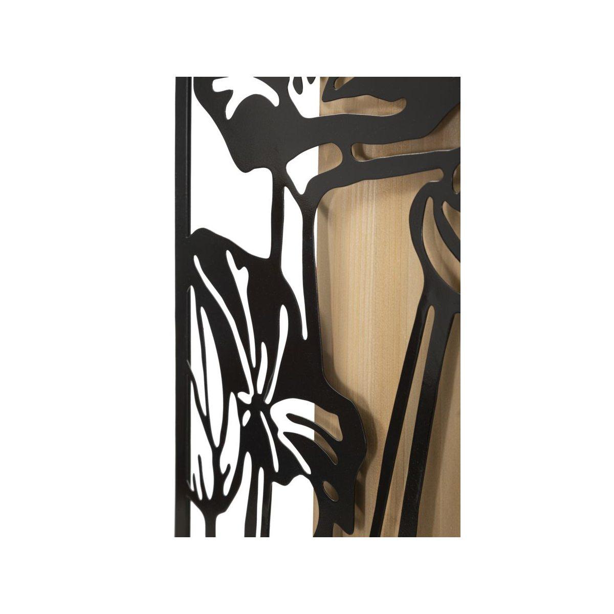 Pannello da muro lotus ferro e wood cm 60x2x90