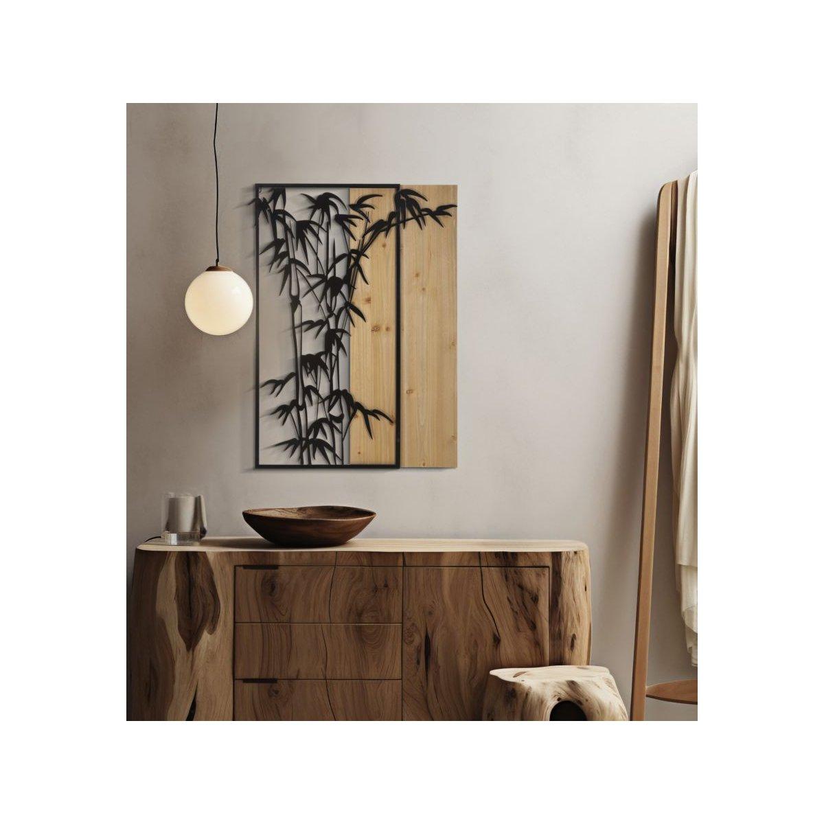 Pannello da muro bamboo cm 58x2x80
