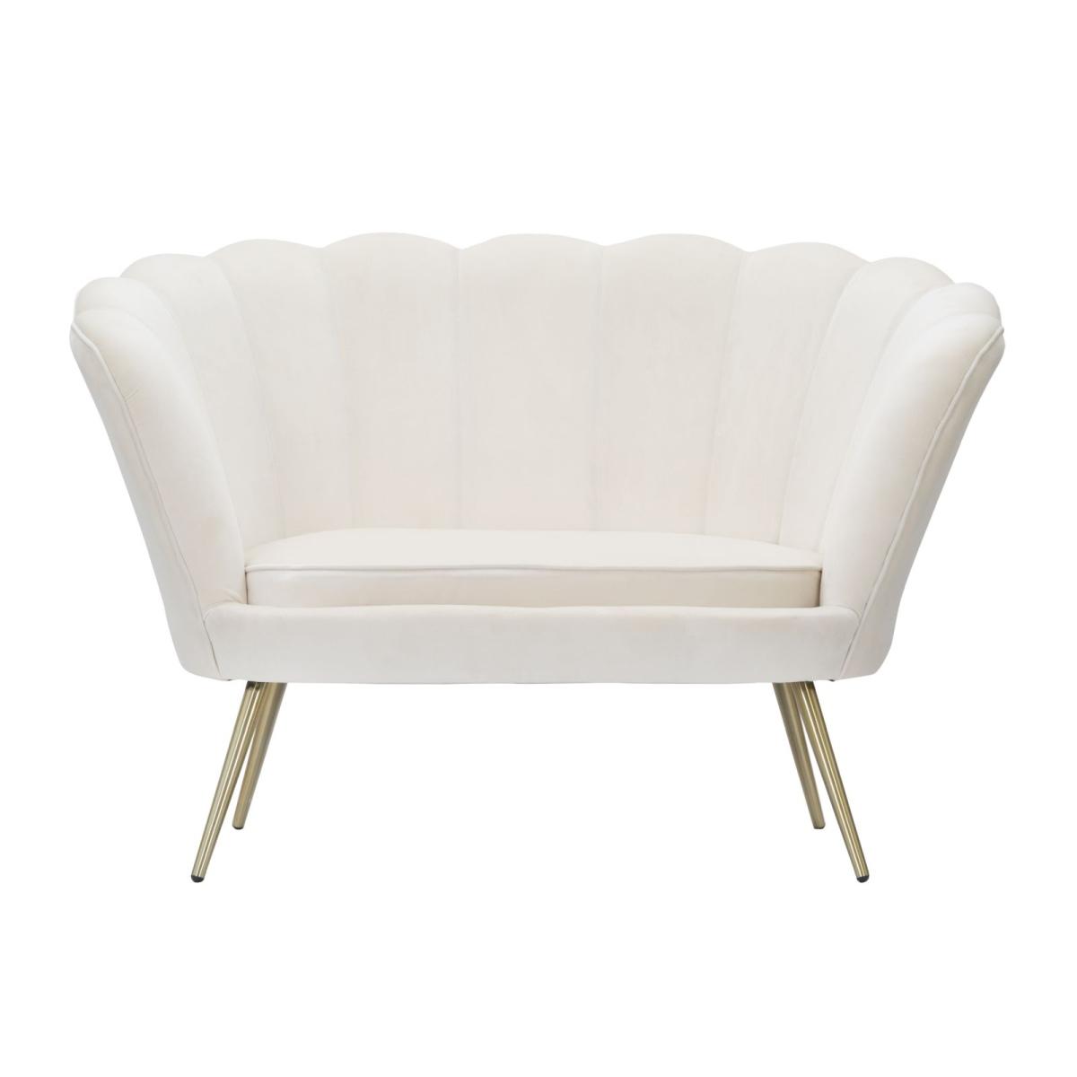 Divanetto vienna crema cm 130x74x84