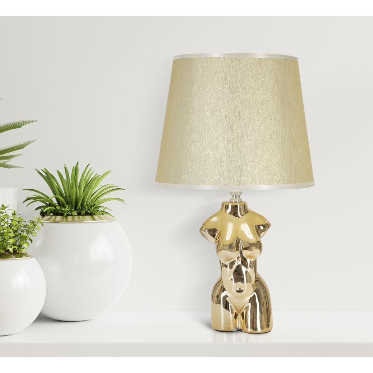 Lampada da comodino glam woman cm Ø 25x39,5 min 2