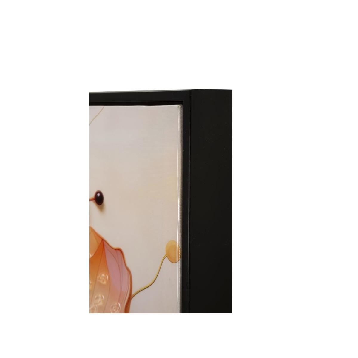 Dipinto su tela laccato narcy -a- c/cornice cm 82x4x82